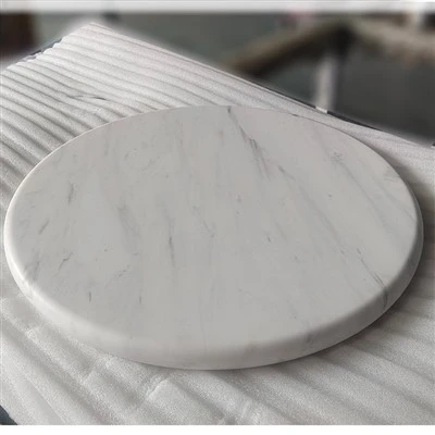 Round Edge Natural Marble Honeycomb Tabletop Countertop