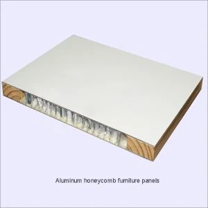 Aluminum honeycomb furniture panels